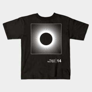 Rave Tapes - Minimal Style Graphic Artwork Kids T-Shirt